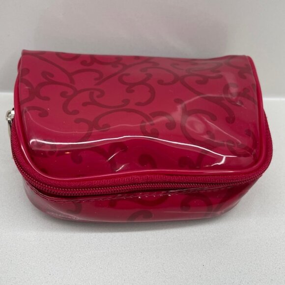 Lancome Red Patent Cosmetic Bag - Picture 3 of 7